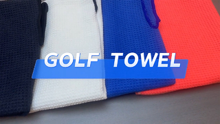 Качественное полотенце для гольфа из микрофибры с индивидуальным логотипом