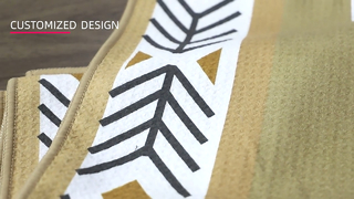 Пляжное полотенце с защитой от песка, цифровая печать на заказ
