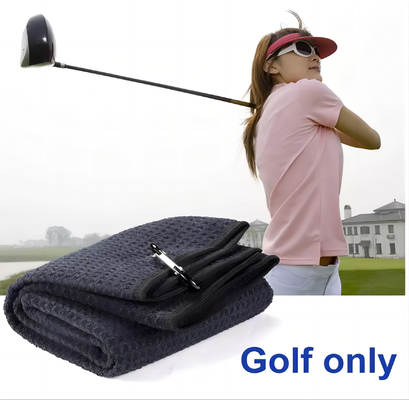Изготовленный на заказ материал Микрофибер полотенца для гольфа вафли логотипа вышивки